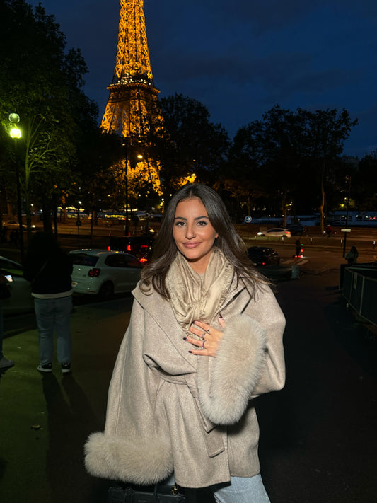 Cashmere Coat Cuff Col